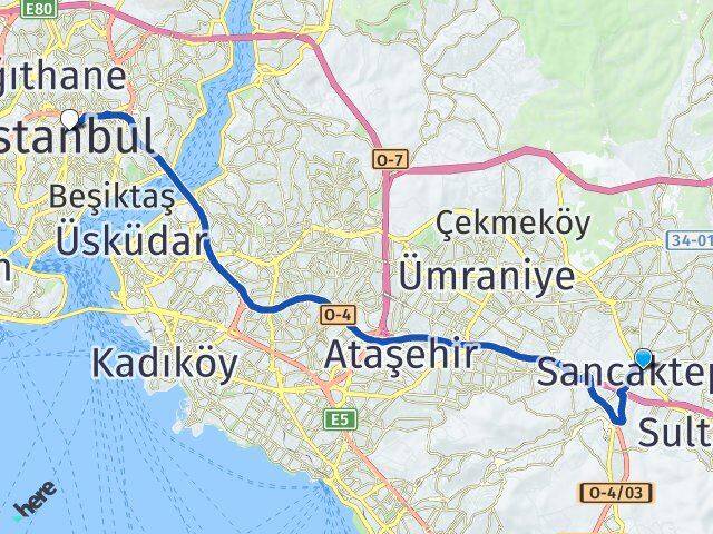 Abdurrahmangazi Şişli Arası Kaç Km - Yol Tarifi