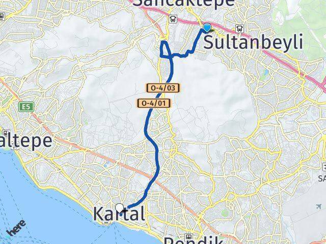 Veysel Karani Kartal Arası Kaç Km - Yol Tarifi