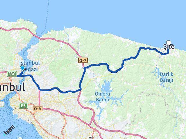 Emirgan Şile Arası Kaç Km - Yol Tarifi