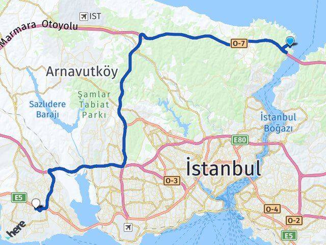 Garipçe Beylikdüzü Arası Kaç Km - Yol Tarifi