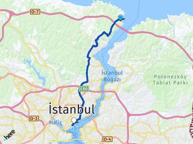 Garipçe Budo Kabataş İskelesi Arası Kaç Km - Yol Tarifi