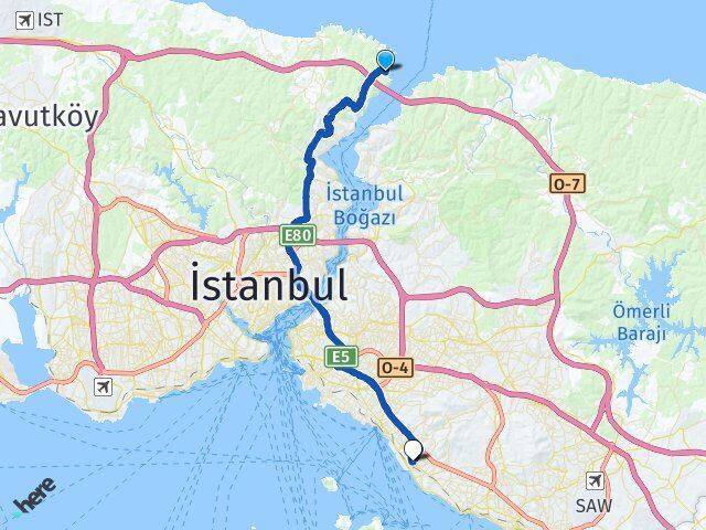 Garipçe Maltepe Arası Kaç Km - Yol Tarifi