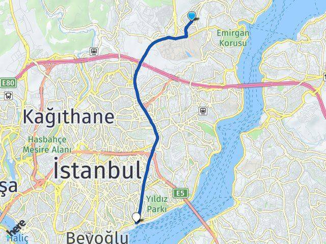 Pınar Beşiktaş Arası Kaç Km - Yol Tarifi