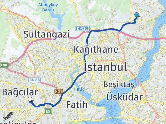 Pınar Güngören Arası Kaç Km - Yol Tarifi