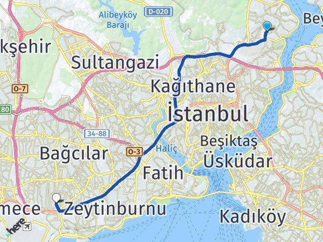 Poligon Bahçelievler Arası Kaç Km - Yol Tarifi