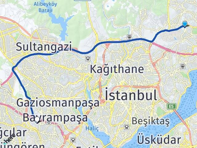 Reşitpaşa Esenler Otogarı Arası Kaç Km - Yol Tarifi