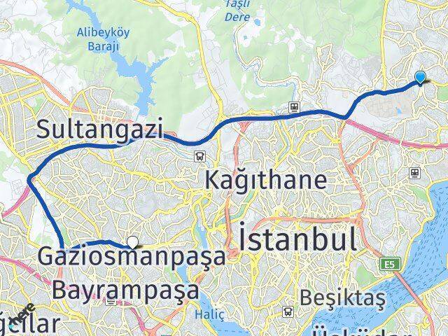 Reşitpaşa Gaziosmanpaşa Arası Kaç Km - Yol Tarifi
