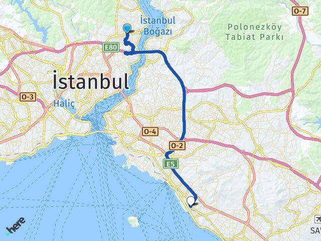 Reşitpaşa Maltepe Arası Kaç Km - Yol Tarifi