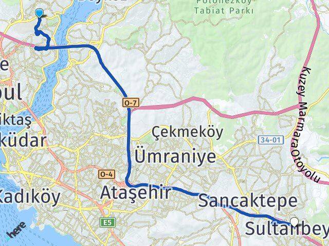 Reşitpaşa Sultanbeyli Arası Kaç Km - Yol Tarifi