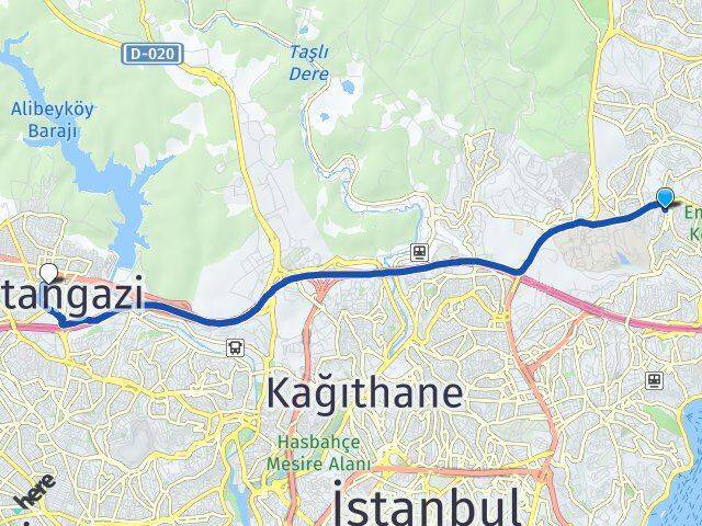 Reşitpaşa Sultangazi Arası Kaç Km - Yol Tarifi
