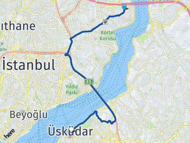 Rumelihisarı Üsküdar Arası Kaç Km - Yol Tarifi