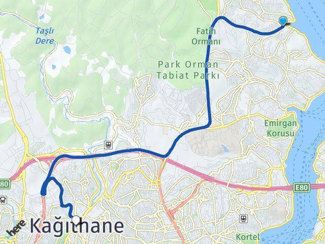 Tarabya Kağıthane Arası Kaç Km - Yol Tarifi