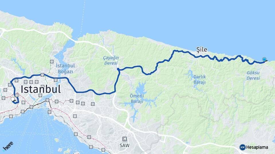 Ağva Güngören Arası Kaç Km - Yol Tarifi