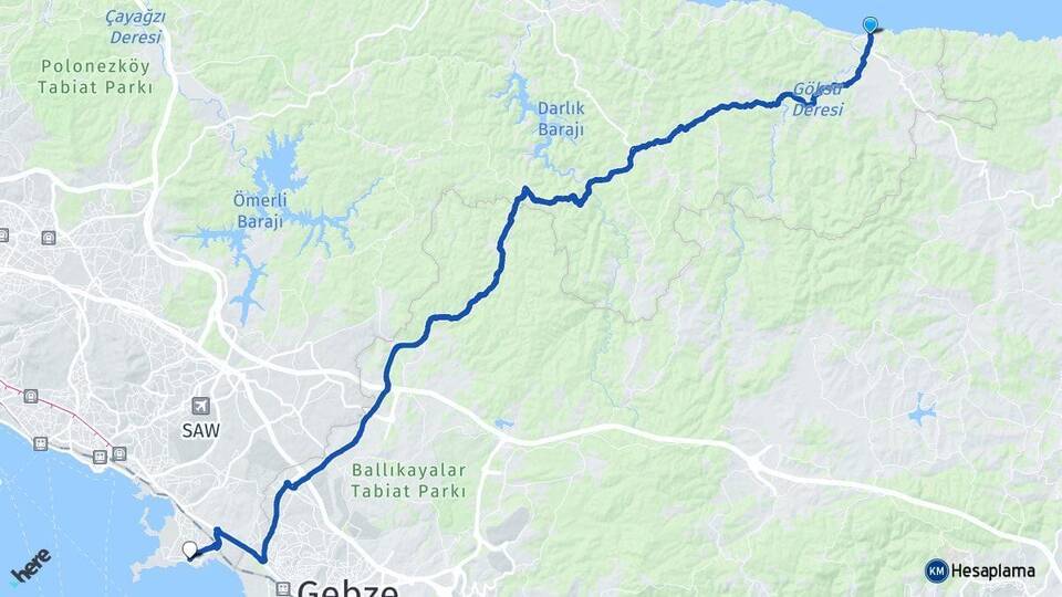 Ağva Tuzla Arası Kaç Km - Yol Tarifi
