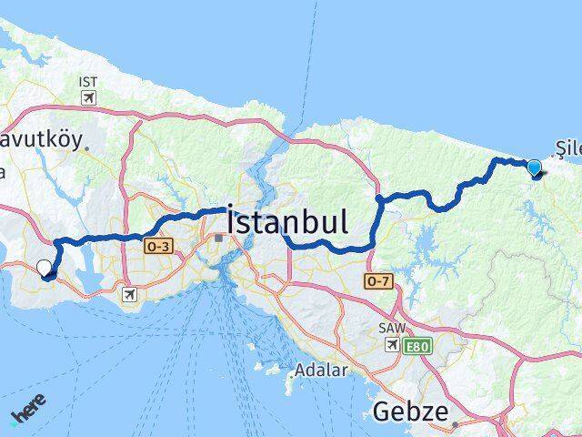 Ahmetli Beylikdüzü Arası Kaç Km - Yol Tarifi