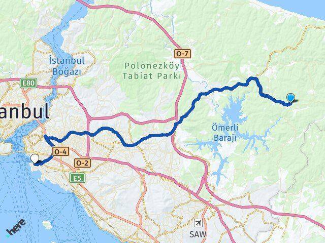 Bıçkıdere Kadıköy Arası Kaç Km - Yol Tarifi