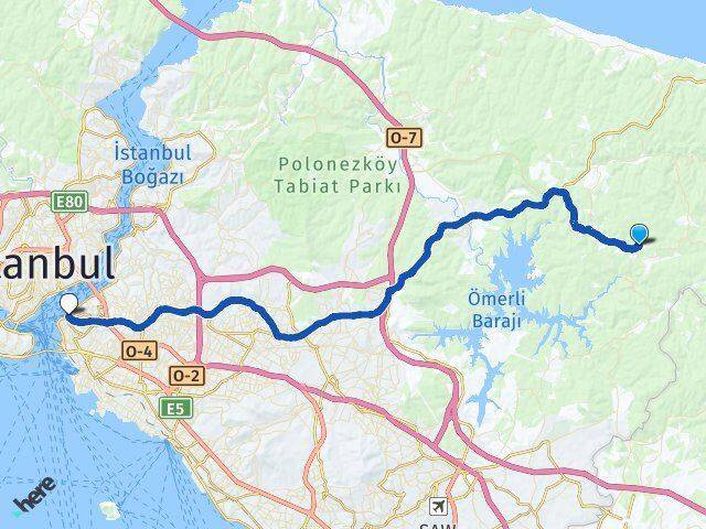 Bıçkıdere Üsküdar Arası Kaç Km - Yol Tarifi