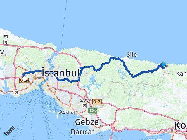 Bucaklı Esenler Arası Kaç Km - Yol Tarifi