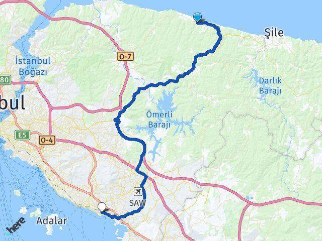 Doğancılı Pendik Arası Kaç Km - Yol Tarifi