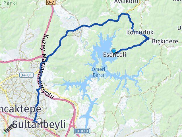 Esenceli Sultanbeyli Arası Kaç Km - Yol Tarifi