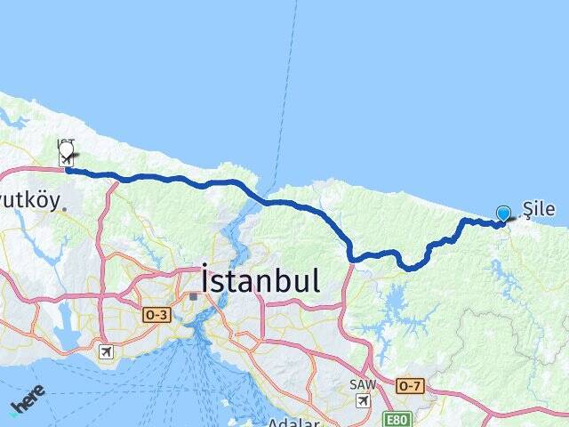 Kumbaba İstanbul Havalimanı Arası Kaç Km - Yol Tarifi