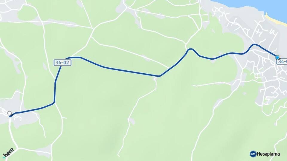 Sahilköy Kurna Arası Kaç Km - Yol Tarifi