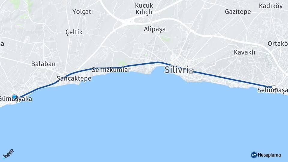 Gümüşyaka Selimpaşa Arası Kaç Km - Yol Tarifi