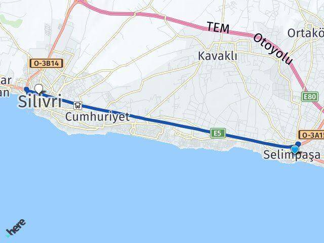 Selimpaşa Piri Mehmet Paşa Arası Kaç Km - Yol Tarifi