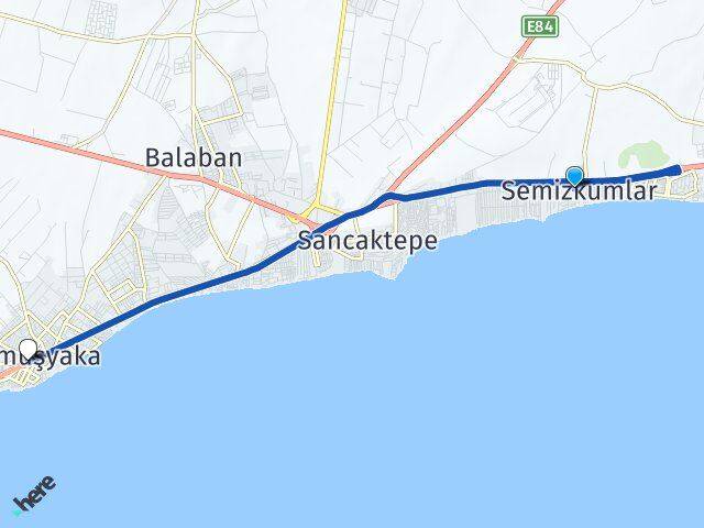 Semizkumlar Gümüşyaka Arası Kaç Km - Yol Tarifi