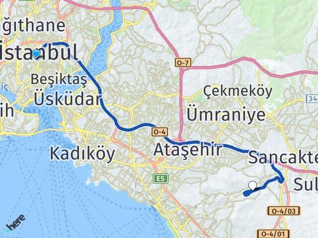 Bomonti Maltepe Üniversitesi Arası Kaç Km - Yol Tarifi