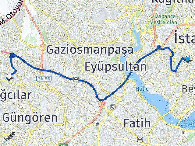 Feriköy Fatih Arası Kaç Km - Yol Tarifi
