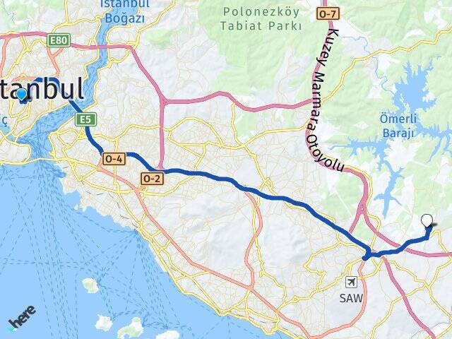 Feriköy Gedik Üniversitesi Arası Kaç Km - Yol Tarifi