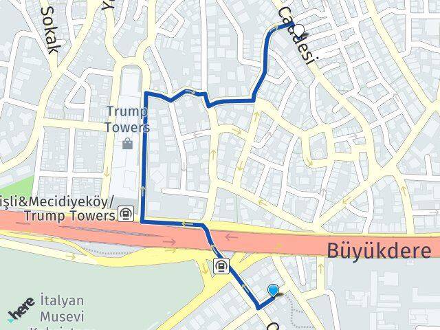 Fulya Mecidiyeköy Arası Kaç Km - Yol Tarifi