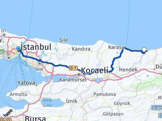 Okmeydanı Nazımbey Arası Kaç Km - Yol Tarifi
