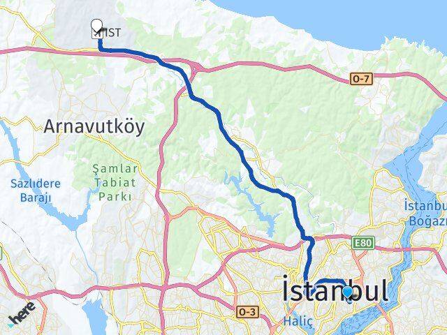 Teşvikiye İstanbul Havalimanı Arası Kaç Km - Yol Tarifi