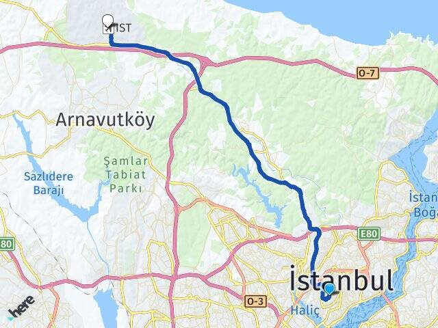 Yayla İstanbul Havalimanı Arası Kaç Km - Yol Tarifi