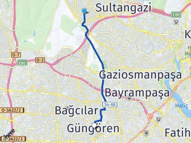 50. Yıl Güngören Arası Kaç Km - Yol Tarifi