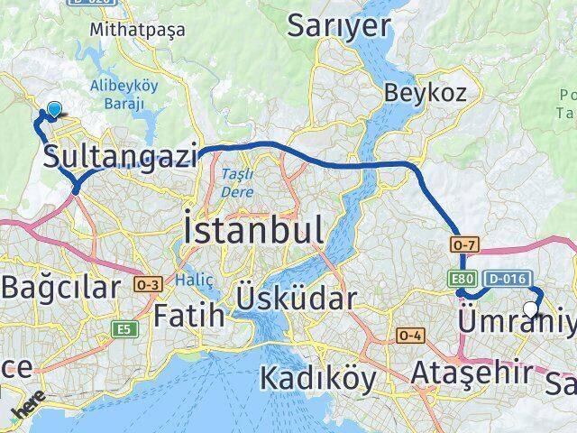 Cebeci Ümraniye Arası Kaç Km - Yol Tarifi