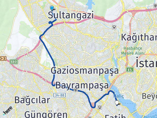 Esentepe Balat Arası Kaç Km - Yol Tarifi
