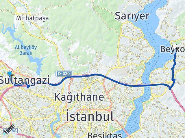 Esentepe Beykoz Arası Kaç Km - Yol Tarifi