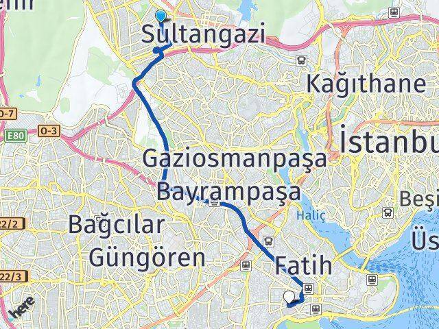 Esentepe Cerrahpaşa Arası Kaç Km - Yol Tarifi