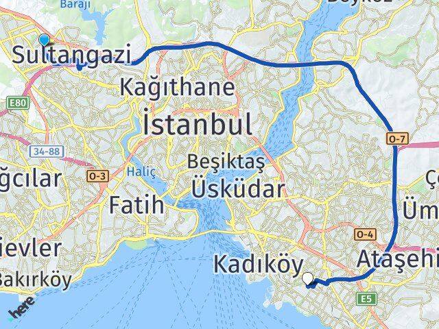 Esentepe Göztepe Arası Kaç Km - Yol Tarifi