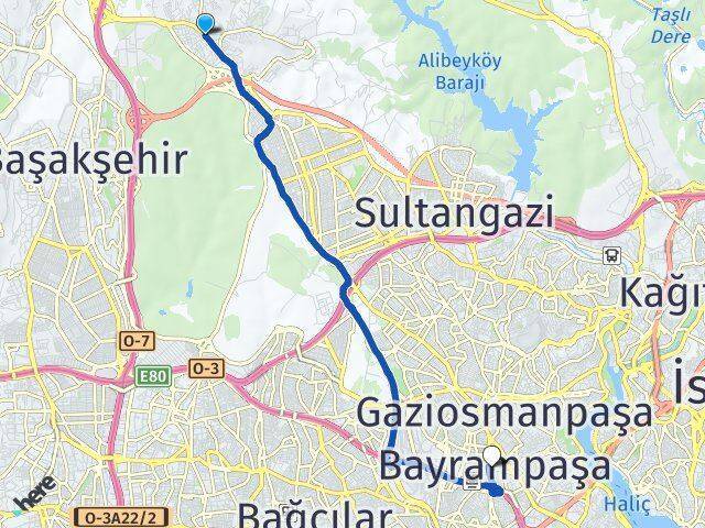 Eski Habipler Bayrampaşa Arası Kaç Km - Yol Tarifi