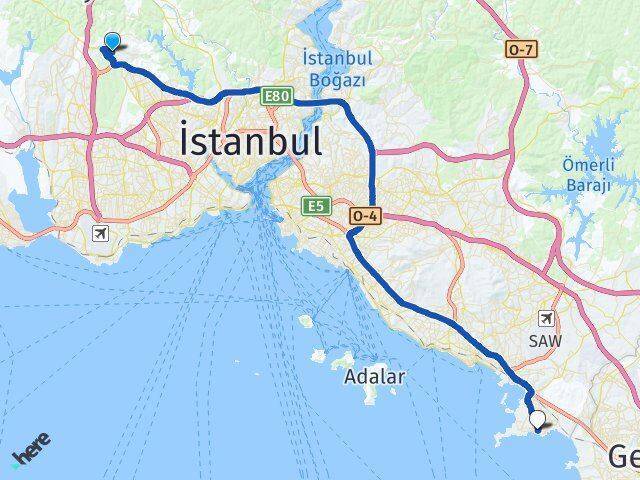 Eski Habipler Tuzla Arası Kaç Km - Yol Tarifi