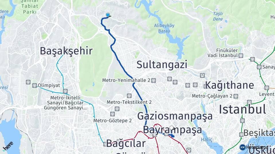 Habibler Bayrampaşa Arası Kaç Km - Yol Tarifi