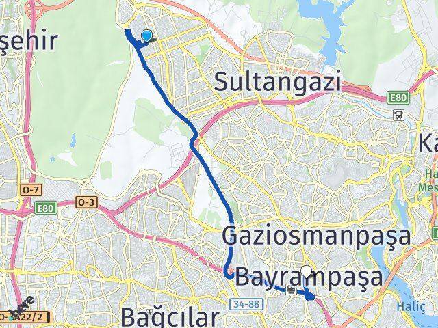İsmetpaşa Bayrampaşa Arası Kaç Km - Yol Tarifi