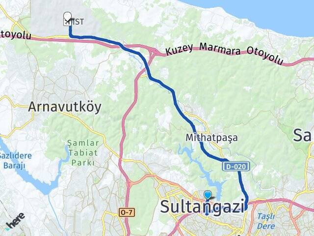 Zübeyde Hanım İstanbul Havalimanı Arası Kaç Km - Yol Tarifi