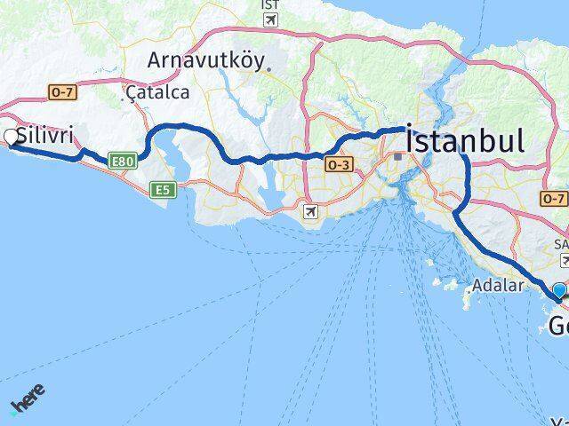 Aydıntepe Silivri Arası Kaç Km - Yol Tarifi