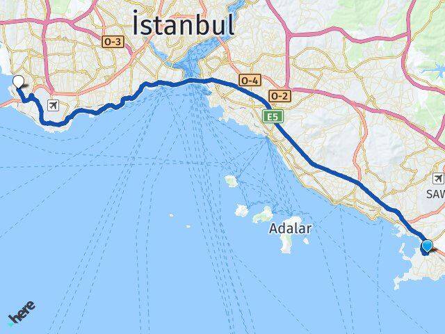 Evliya Çelebi Küçükçekmece Arası Kaç Km - Yol Tarifi