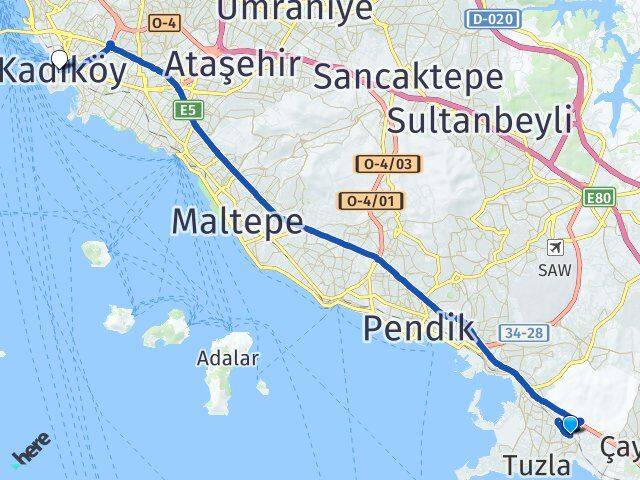 İstasyon Kadıköy Arası Kaç Km - Yol Tarifi